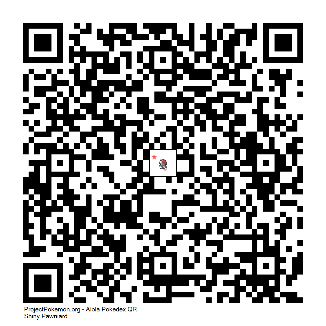 Cdigo QR de Pawniard variocolor